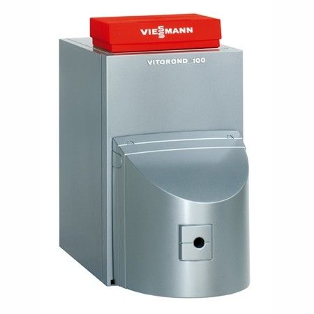 Низкотемпературный чугунный водогрейный котел Vitorond 100, мощность 40 кВт с Vitotronic 200 тип KO2