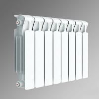 Радиатор биметаллический Rifar Monolit 500/100 4 секции нижнее правое подключение (арт. RM50004НП)